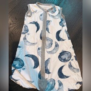 Burt's Bees Baby Gray and Blue sleepsack